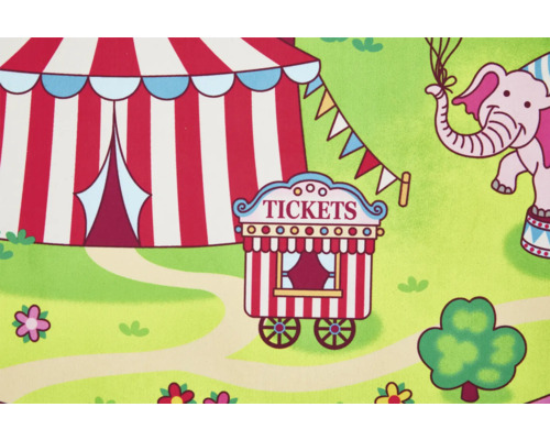 Ilustrácia cirkusového stanu a pokladne