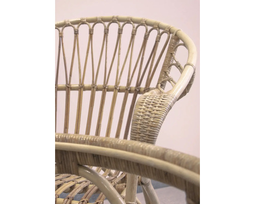 Detail ratanového kresla