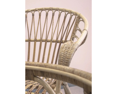 Detail ratanového kresla