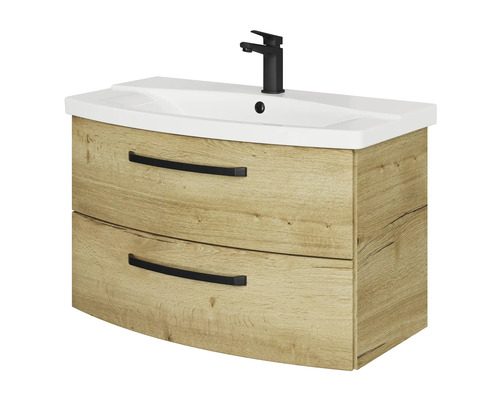 Skrinka pod umývadlo s dvoma zásuvkami, umývadlom a batériou