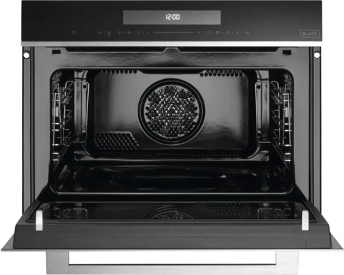 Otvorená rúra s varným priestorom a digitálnym displejom