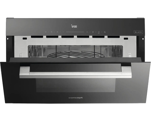 Odsávač pár s vnútorným pohľadom a ovládacím panelom