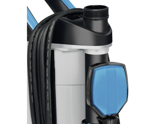 Detailný záber kalového čerpadla s káblom