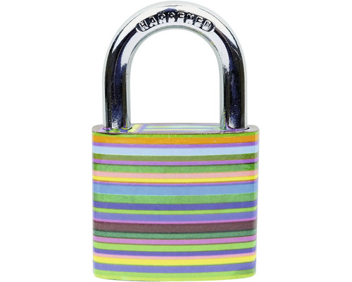 Visiaci zámok s prúžkami