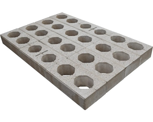 Plotová tvarovka Metropol Uni 40 x 20 x 10 cm latte Betónové zatrávňovacie dlaždice
