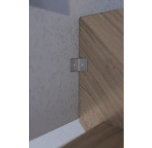 Detail rohového spoja s rohovým konektorom