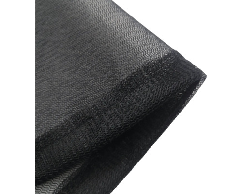 Detailný pohľad na čiernu sieť proti hmyzu