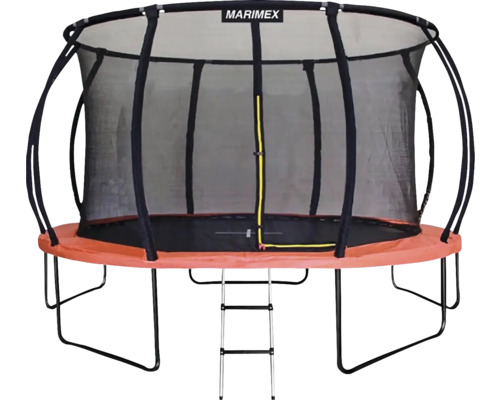 Záhradná trampolína so sieťou a rebríkom