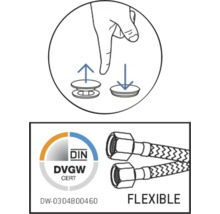 Návod na inštaláciu a demontáž ventilu a certifikácia DVGWCERT pre flexibilné hadice