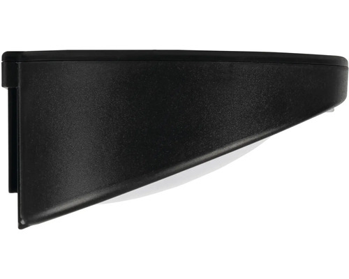 Čierne vonkajšie nástenné svietidlo