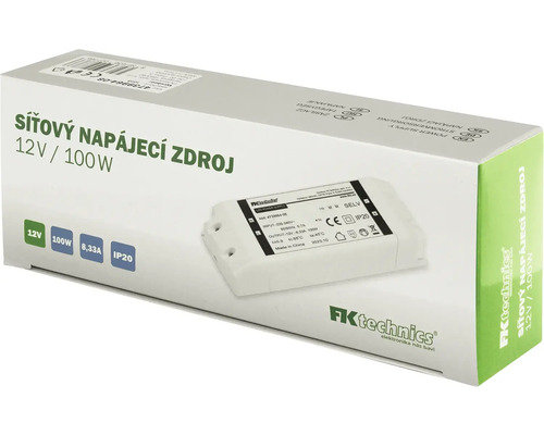 Sieťový napájací zdroj 12 V / 100 W v obale