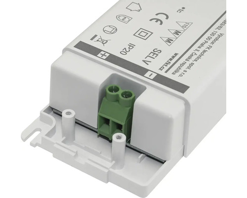 Elektronický transformátor so stupňom krytia IP20