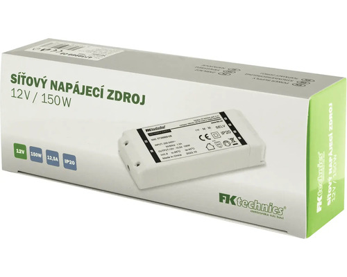Sieťový napájací zdroj 12 V 150 W v balení