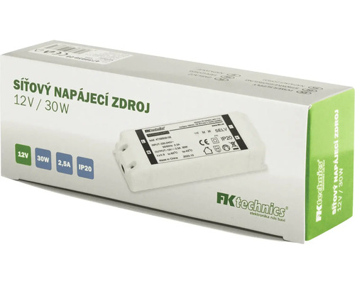 FK Technics sieťový napájací zdroj 12V/30W v balení