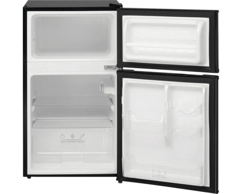 Otvorená, kompaktná chladnička s mrazničkou