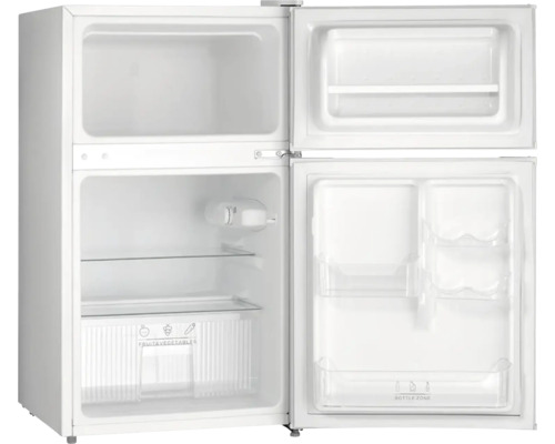 Otvorená, kompaktná chladnička s mrazničkou