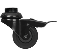 Otočné koliesko so závitom a aretáciou