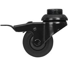 Otočné koliesko s brzdou a závitovým kolíkom