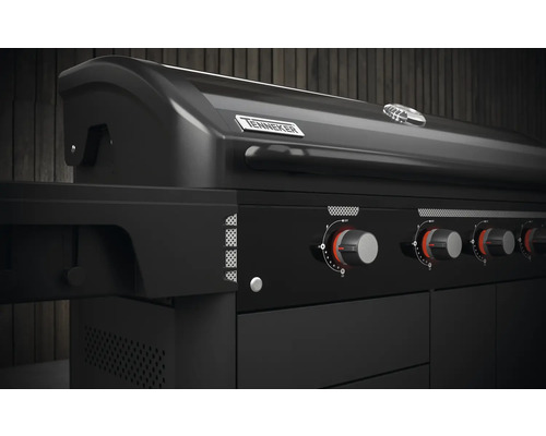 Grilovacia kuchyňa Tenneker s ovládacími prvkami