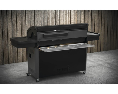 Otvorený gril s úložnými priestormi