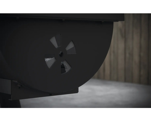 Detailný pohľad na ventilačný systém grilu