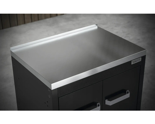 Dielenská skrinka Tennneker s nerezovým krytom