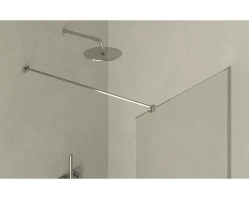 Sprchová zástena s držiakom a hlavovou sprchou