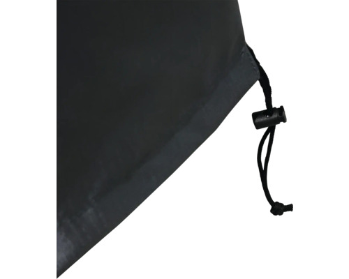 Čierny ochranný kryt so sťahovacou šnúrkou