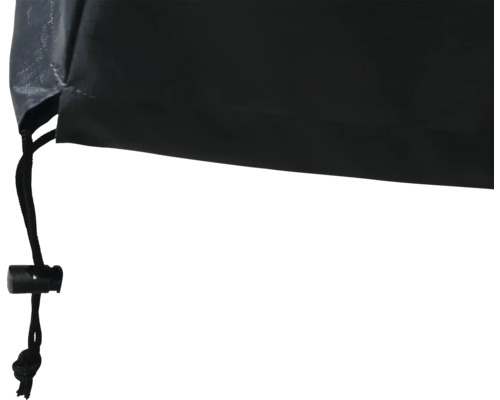 Detailný pohľad na kryt so sťahovacou šnúrkou