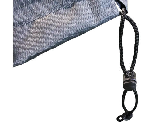 Detail látkového krytu so sťahovacou šnúrkou