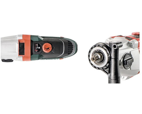 Vŕtací stroj zhora a v detaile