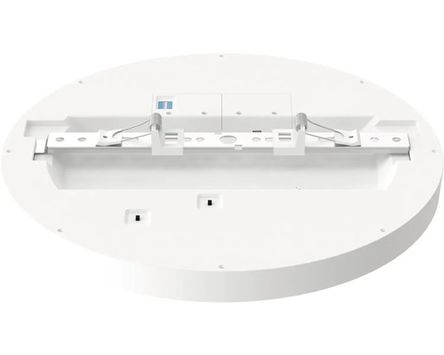Okrúhle stropné svietidlo, zadná strana s montážnym zariadením
