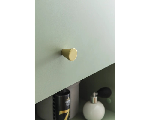 Kužeľový nábytkový gombík na dverách skrine