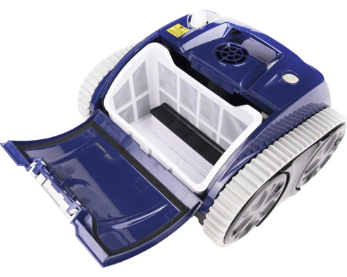 Bazénový robot s otvorenou filtračnou komorou