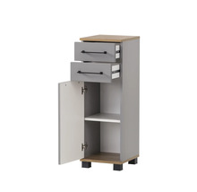 Spodná skrinka s dvomi zásuvkami a jednými dvierkami