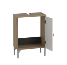 Skrinka pod umývadlo s dvierkami a výrezom pre umývadlo