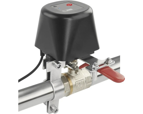 Automatické ovládanie vody s guľovým kohútom na potrubí