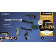Transformátorová súprava Lumineo s 5-metrovým káblom a diaľkovým ovládaním