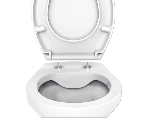 WC sedadlo s otvoreným vekom
