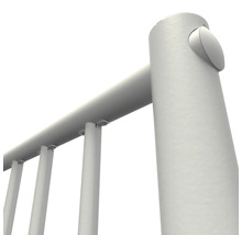 Stĺpik zábradlia s priečkami a upevňovacími prvkami