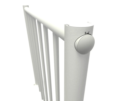 Kovový stĺpik plota s priečkami