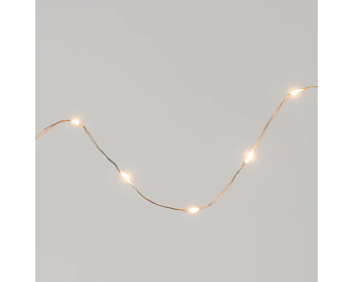 LED svetelná reťaz s teplým bielym svetlom