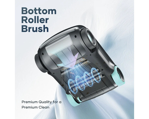 Podlahová valčeková kefa na vysávač