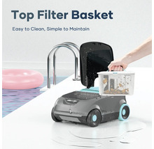 Automatický čistiaci stroj na bazény s filtračným košom