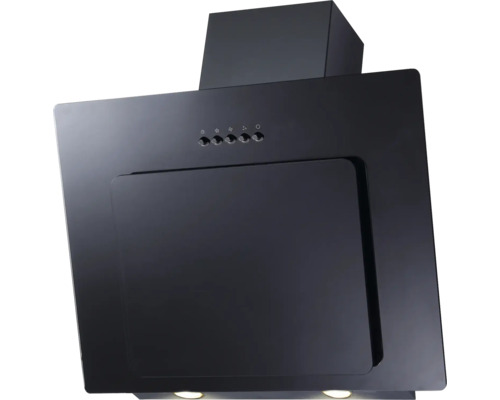 Čierny odsávač pár do kuchyne