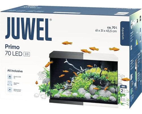 Akvárium Juwel Primo 70 LED, približne 70 litrov, vrátane vybavenia