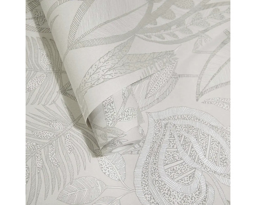 Rolka tapety s listovým vzorom na dizajn stien