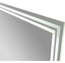 Zrkadlo do kúpeľne s osvetlením Cordia DOUBLE LINE s ochranou proti zahmlievaniu 65 x 120 cm IP 44
