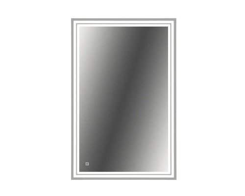 Zrkadlo do kúpeľne s osvetlením Cordia DOUBLE LINE s ochranou proti zahmlievaniu 65 x 80 cm IP 44