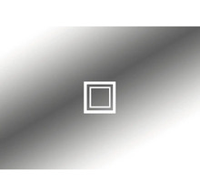 Zrkadlo do kúpeľne s osvetlením Cordia DOUBLE LINE s ochranou proti zahmlievaniu 65 x 120 cm IP 44